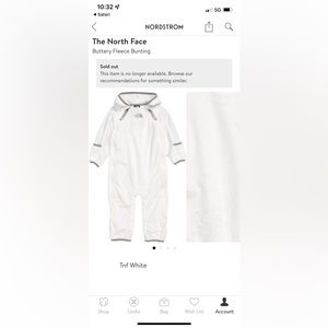 North Face fleece bunting